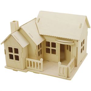 Puzzle 3D drewniane Creativ Domek 2